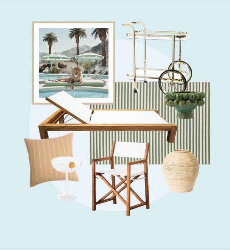 Outdoor Decor Trends - Slim Aarons-inspired
