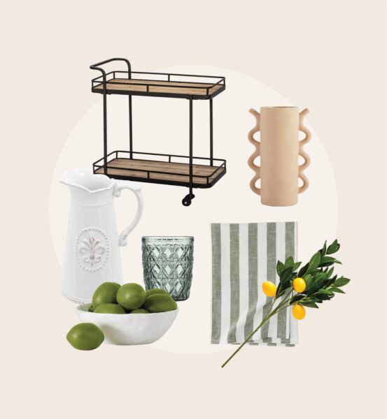bar cart styling 