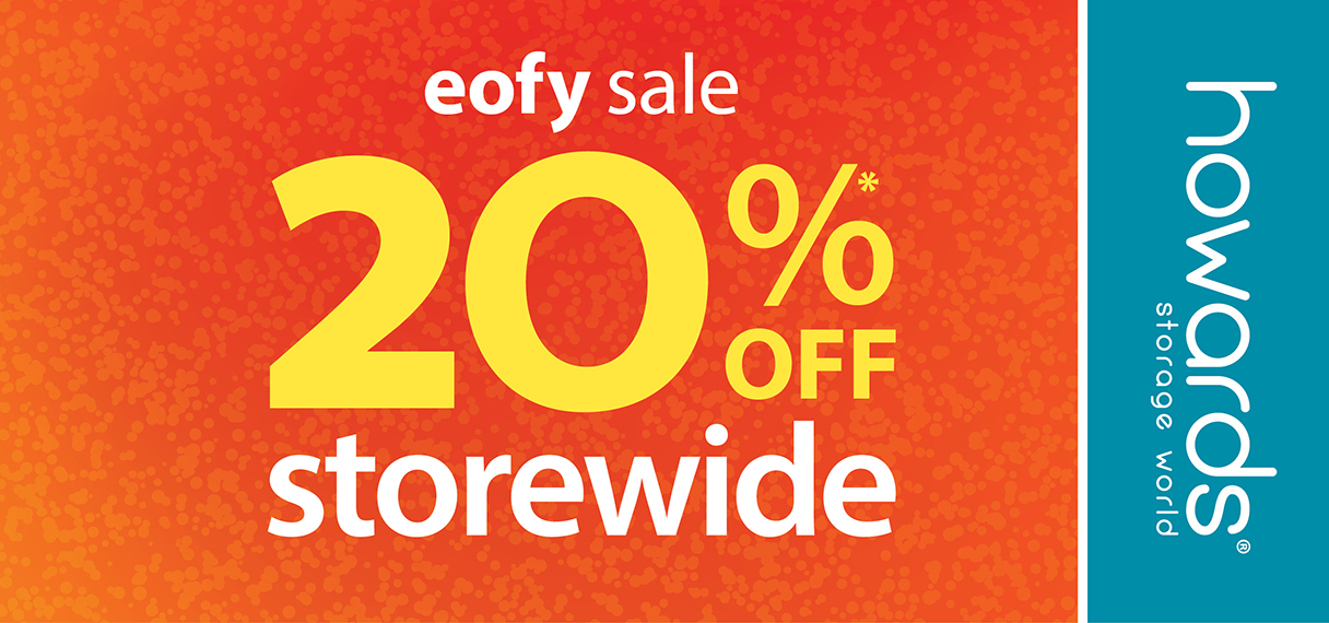 Howards Storage World EOFY Sale 2026