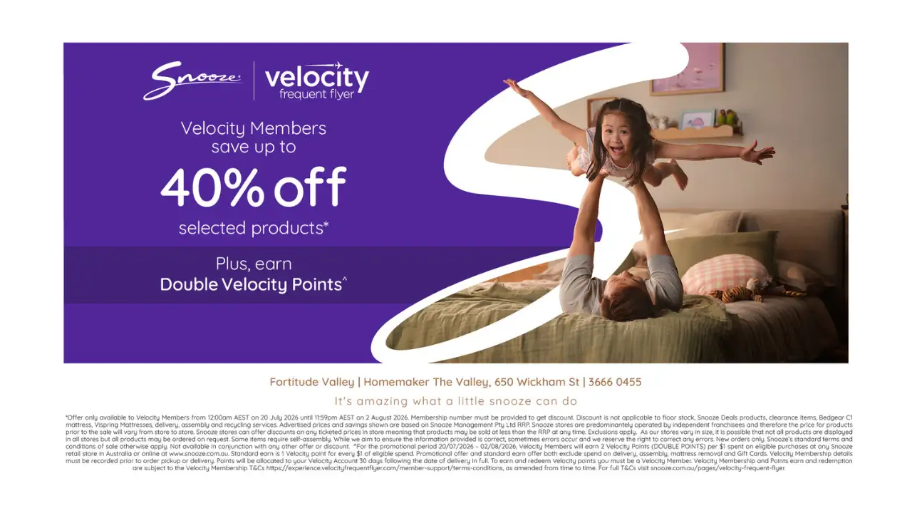 Snooze Velocity Members Sale July